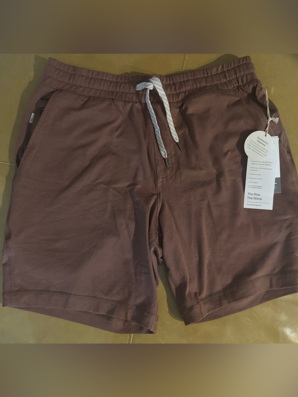 Vuori Men's Ponto Short in Cardamom Heather